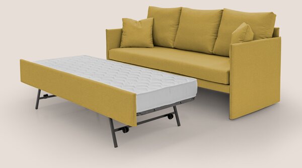 Brera Divano duplex con doppio letto in tessuto simil cotone impermeab