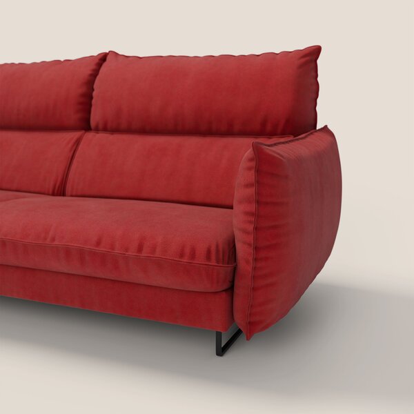 Monamour Divano dal design moderno con opzione relax elettrico in micr