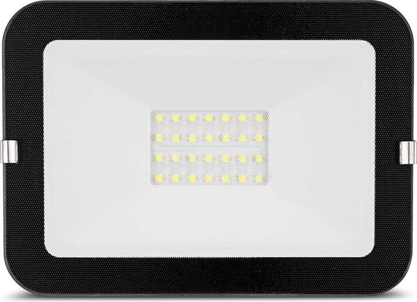 REV MIRANO Faretto LED da esterno IP65, 20 W, nero, design ultrapiatto