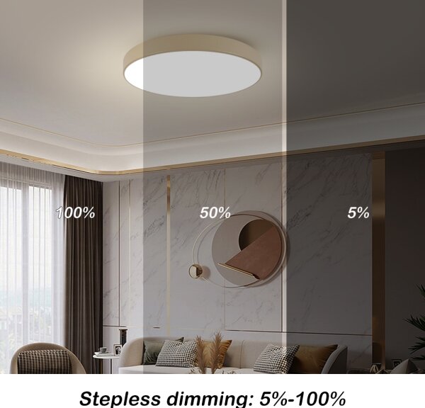 Brilagi-LED Plafoniera POOL LED/100W/230V 3000/4000/6000K diam. 80 cm beige