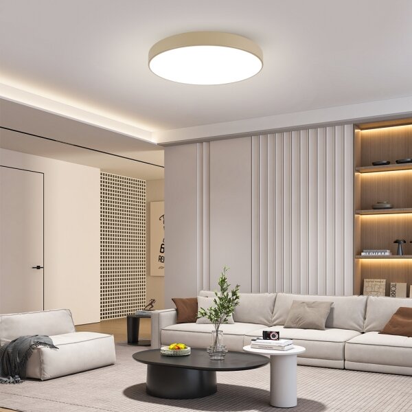 Brilagi-LED Plafoniera POOL LED/100W/230V 3000/4000/6000K diam. 80 cm beige