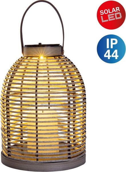Lampada solare da giardino Lanterna Lampada solare da esterno Lampada solare grigia 5292516
