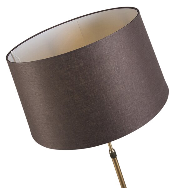 Lampada da terra intelligente bronzo con paralume marrone 45 cm incl. Wifi A60 - Parte