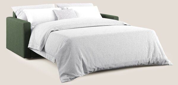 Chris Divano letto in microfibra smacchiabile T11 verde
