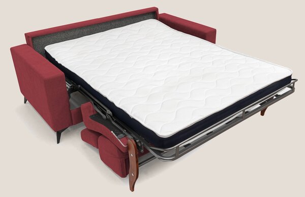 Pegaso divano letto con poggiatesta reclinabili e rivestimento T02 ros