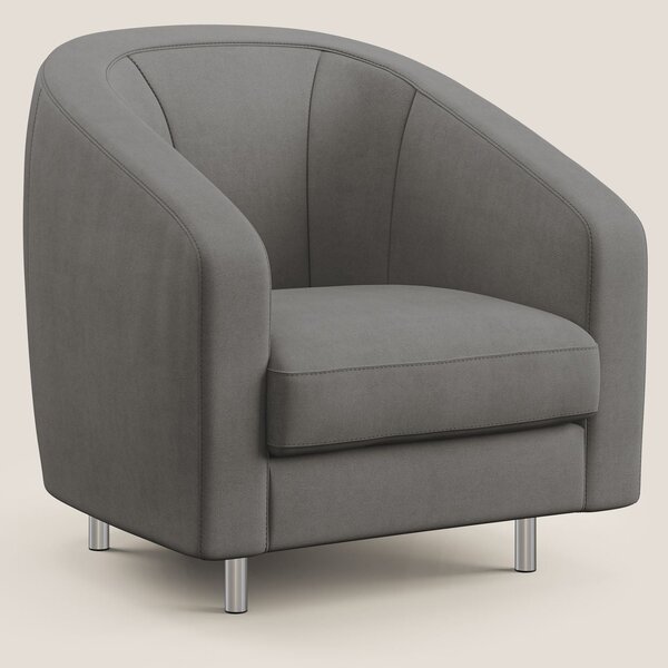 Sally Poltroncina in tessuto morbido impermeabile T02 grigio