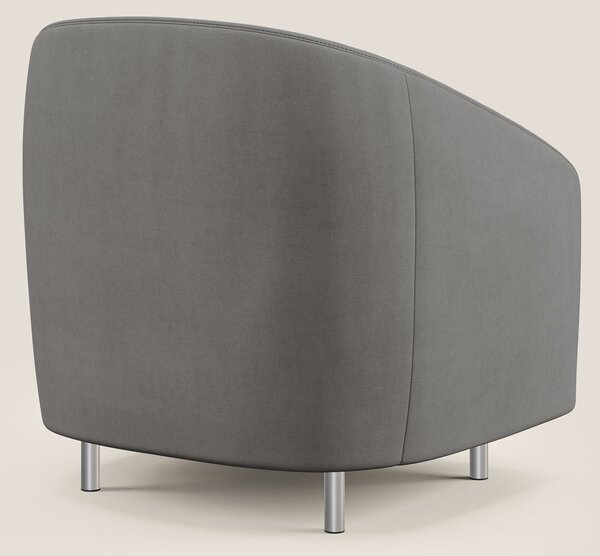 Sally Poltroncina in tessuto morbido impermeabile T02 grigio