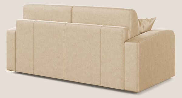 Lebron Divano letto matrimoniale in velluto morbido T01 beige