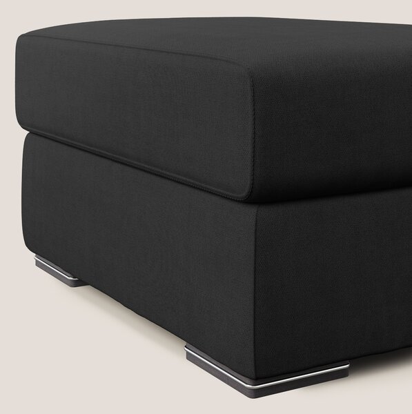 Sun pouf apribile contenitore in tessuto impermeabile T02 nero