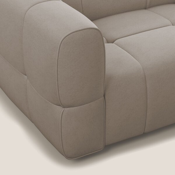 Giotto Divano modulare a 3 sedute con opzione relax elettrico in micro