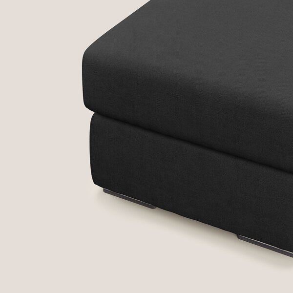 Sun pouf apribile contenitore in tessuto impermeabile T02 nero
