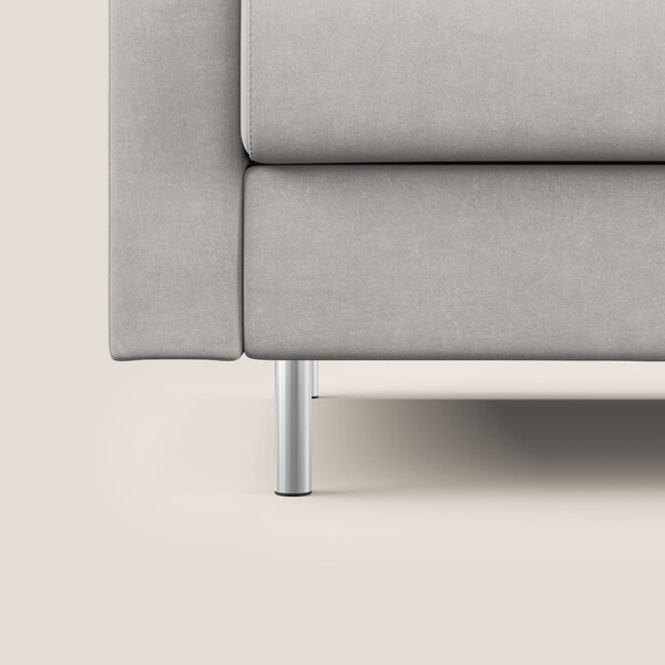 Megan divano letto matrimoniale in microfibra smacchiabile T11 grigio