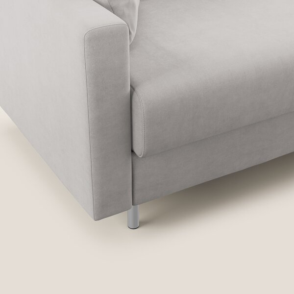 Megan divano letto matrimoniale in microfibra smacchiabile T11 grigio
