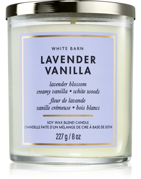 Bath & Body Works Lavender Vanilla candela profumata 227 ml