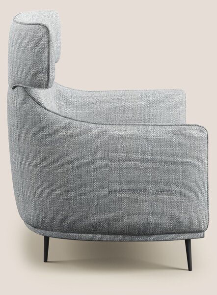 Zelda Poltroncina dal design moderno in morbido tessuto impermeabile T