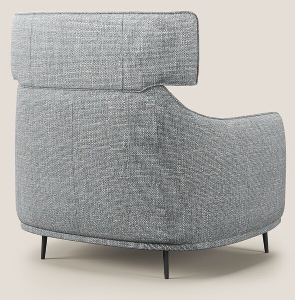 Zelda Poltroncina dal design moderno in morbido tessuto impermeabile T