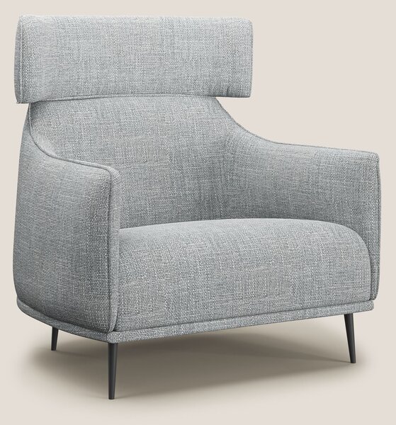 Zelda Poltroncina dal design moderno in morbido tessuto impermeabile T