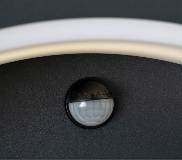 Brilagi - Lampada da parete LED esterna con sensore ARCELO LED/8W/230V IP54