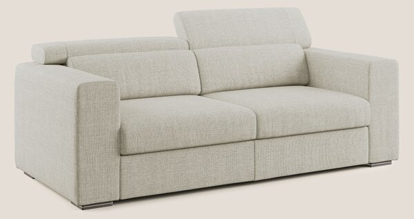 Vegas divano con poggiatesta reclinabili in morbido tessuto impermeabi