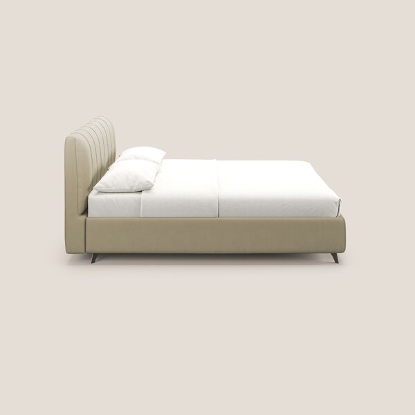 Bogart letto imbottito contenitore completamente sfoderabile in microf