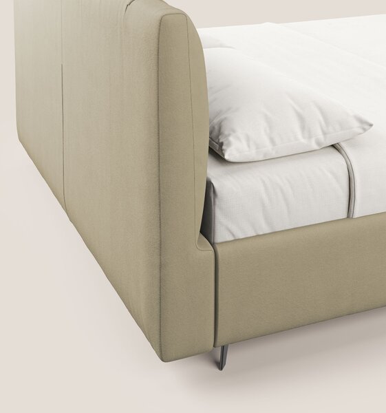 Bogart letto imbottito contenitore completamente sfoderabile in microf