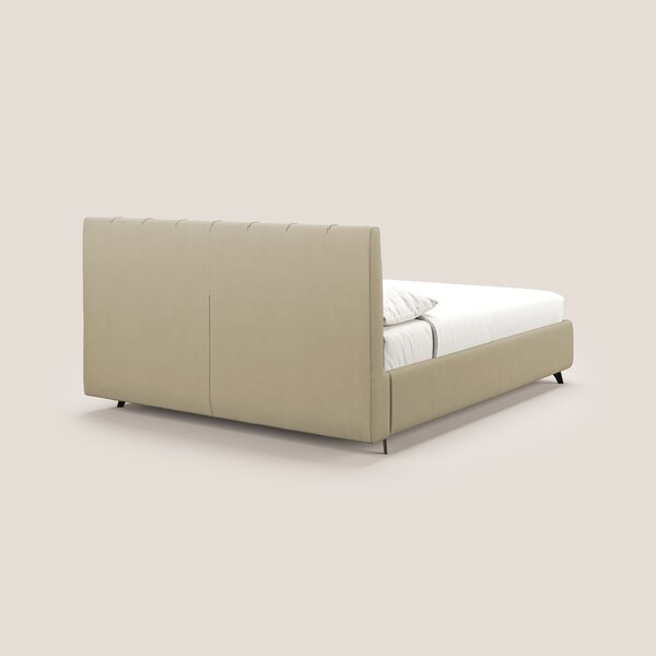 Bogart letto imbottito contenitore completamente sfoderabile in microf