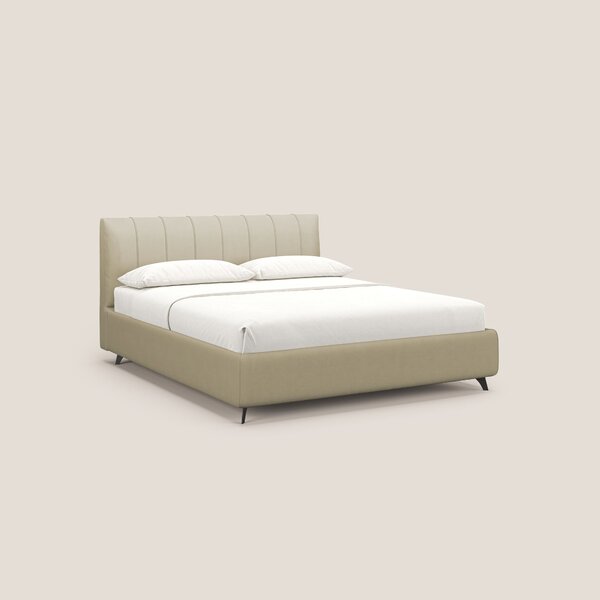 Bogart letto imbottito contenitore completamente sfoderabile in microf