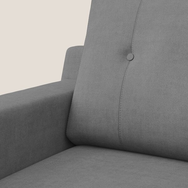 Danish poltroncina in tessuto morbido impermeabile T02 grigio