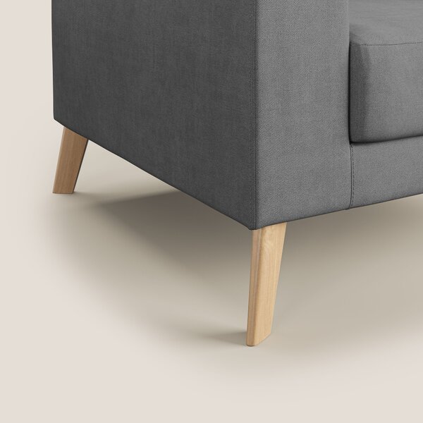 Danish poltroncina in tessuto morbido impermeabile T02 grigio