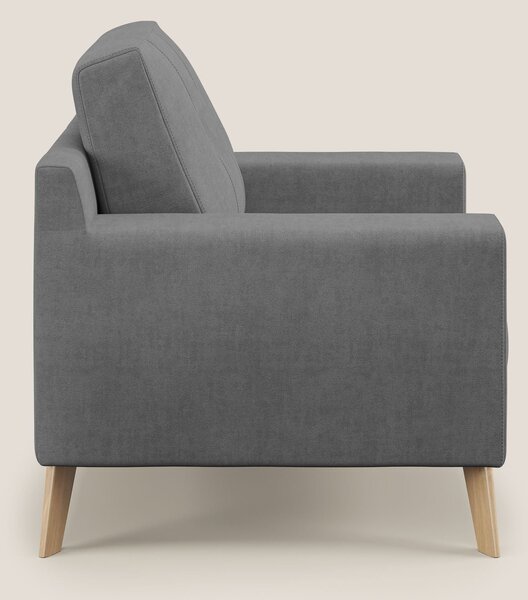 Danish poltroncina in tessuto morbido impermeabile T02 grigio