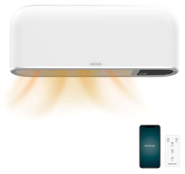 Stufa radiante in Vetroceramica, 2000 W, Wi-Fi, grado di protezione IP22, adatta per ambienti fino a 20 m²