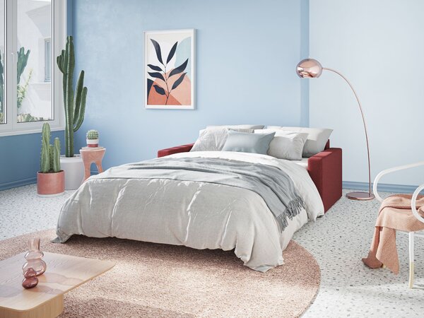 Best Divano letto matrimoniale in tessuto smacchiabile QuickClean T08