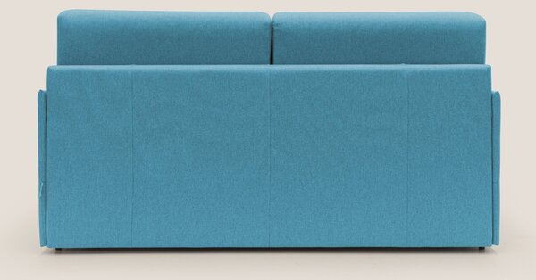 Evans Divano letto matrimoniale in tessuto impermeabile T13 azzurro