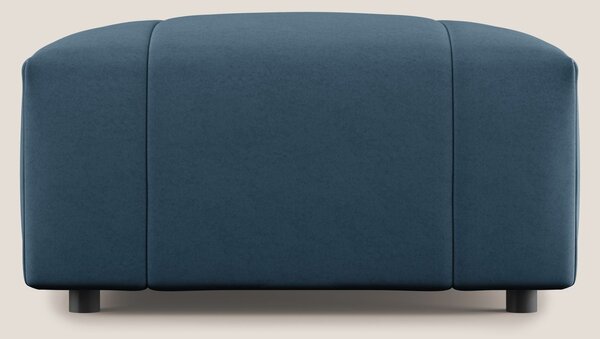 Giotto pouf in morbida microfibra effetto velluto impermeabile idrorep