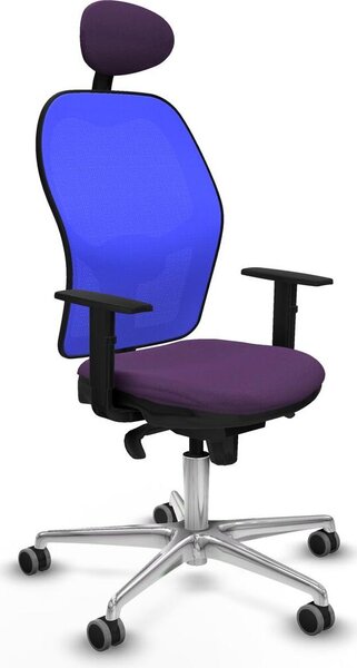 Sedia da ufficio con poggiatesta Jorquera Piqueras y Crespo 1D086G1 Viola