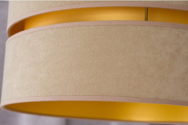 Duolla - Lampadario a sospensione con filo DUO 1xE27/15W/230V diametro 40 cm beige