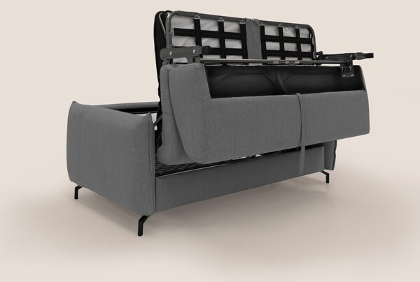 Scarlet divano letto in tessuto misto cotone impermeabile T19 antracit