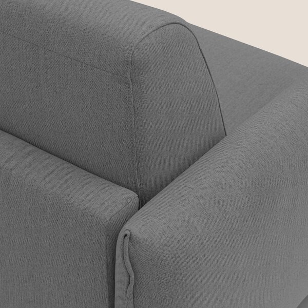 Scarlet divano letto in tessuto misto cotone impermeabile T19 antracit