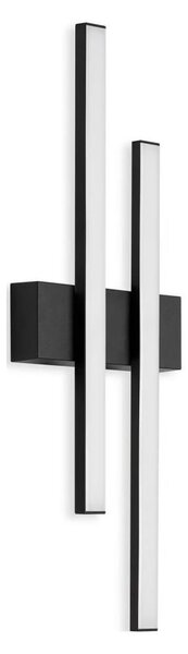 Telefunken - Applique LED da esterno 2xLED/4W/230V IP44 nero
