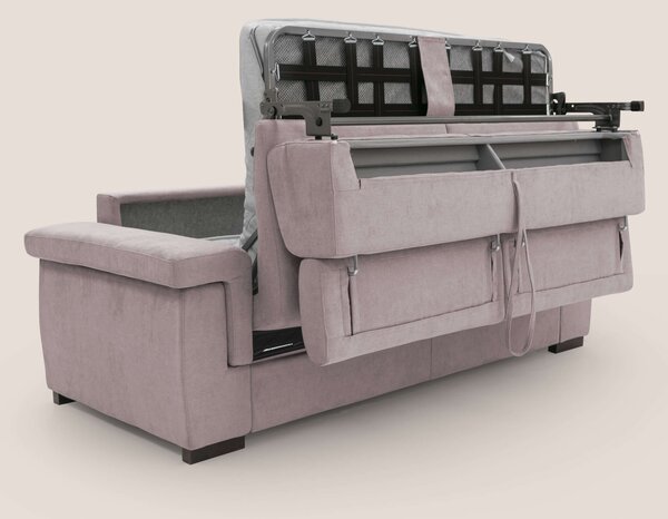Bjorn divano letto sfoderabile con materasso H18 cm e poggiatesta recl