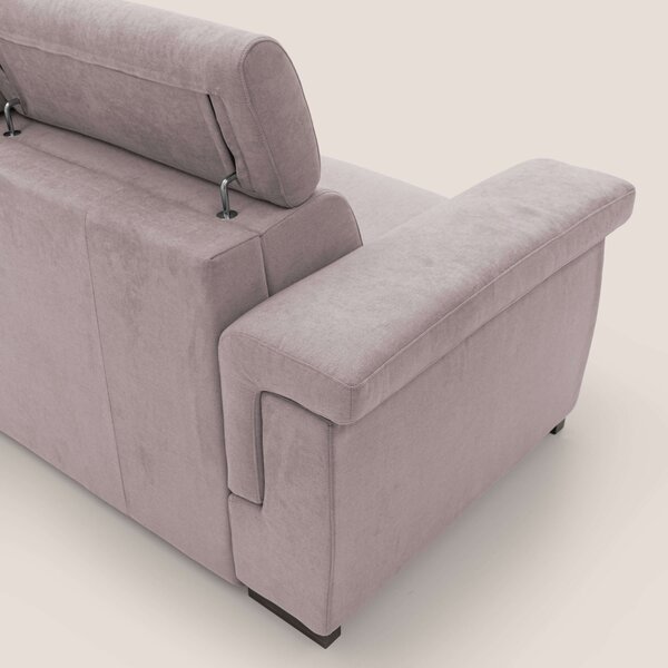 Bjorn divano letto sfoderabile con materasso H18 cm e poggiatesta recl