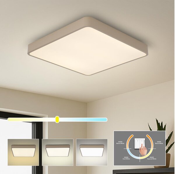 Brilagi - Plafoniera LED POOL LED/48W/230V 3000/4000/6000K 50x50 cm beige