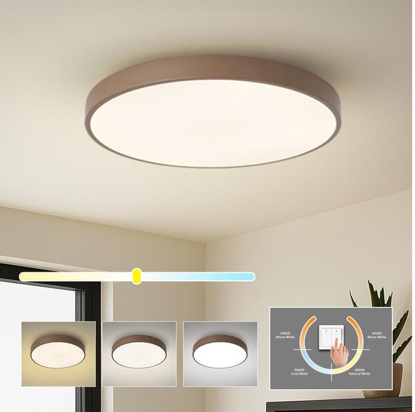 Brilagi - Plafoniera LED POOL LED/60W/230V 3000/4000/6000K 60 cm marrone