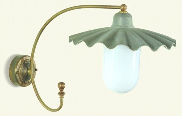 Applique rustica lampadari bartalini gaia u30 e27 led metallo lampada parete - Lampadari Bartalini