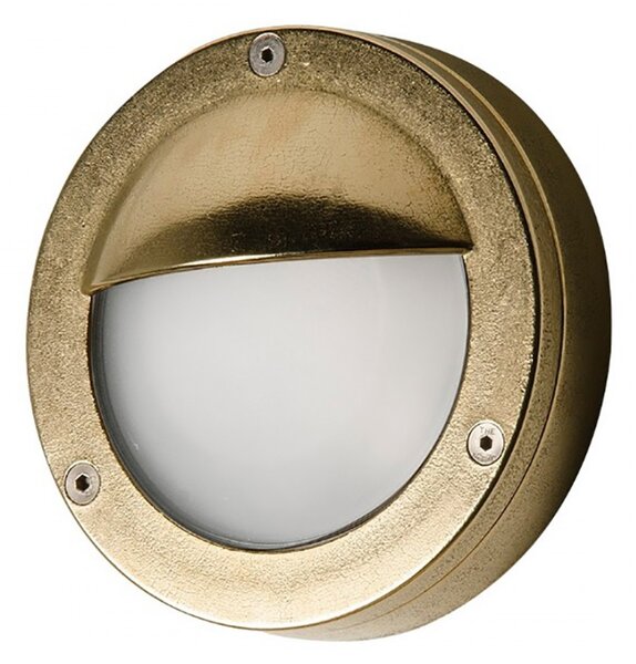Applique esterno rustico lampadari bartalini sol 4 ov 830 ao gx53 led ottone lampada parete - Lampadari Bartalini