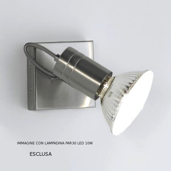 Faretto moderno illuminando zeus 1 nk e27 led spot orientabile - Illuminando