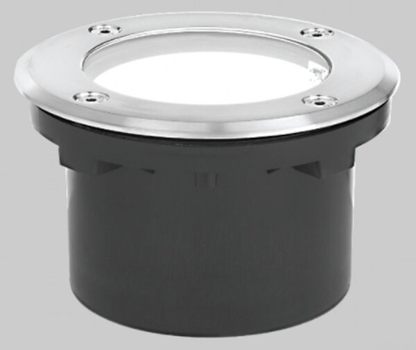 Faretto incasso pan international oblo micro est355 gx53 5w led scomparsa calpestabile - Pan International
