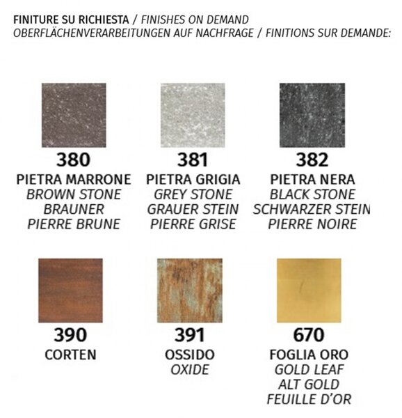 Applique gesso belfiore 9010 gadro small 8429.51 r7s led 22cm lampada parete moderna - Belfiore - 9010