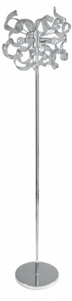 Piantana moderna padana lampadari trudy 273 pt3 e14 led vetro metallo lampada terra - Padana Lampadari