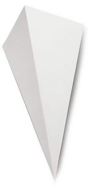 Applique angolo gesso belfiore 9010 emphis 2396.44 e27 led lampada parete angolo interno ip20 - Belfiore - 9010